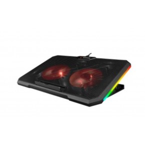 Addison Rampage AD-RC12 CLAW Siyah 2 Fan 2 USB RGB Işıklı 15"-17" Notebook Soğutucu Stand