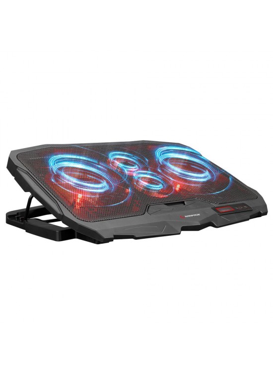 Addison Rampage AD-RC4 COLDBREEZE Kırmızı Ledli Işıklı Fan 15"-17" Notebook Soğutucu Stand