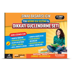 Adeda Dikkat Düçlendirme Seti 3 Kitap 8. Sınıf