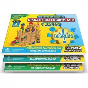 Adeda Dikkat Güçlendirme Seti Plus 8 Yaş Kitapları