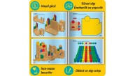 Adeda Dikkati Güçlendirme Seti 8 Yaş Plus(120 Ahşap Materyal + 3 Kitap Takım)