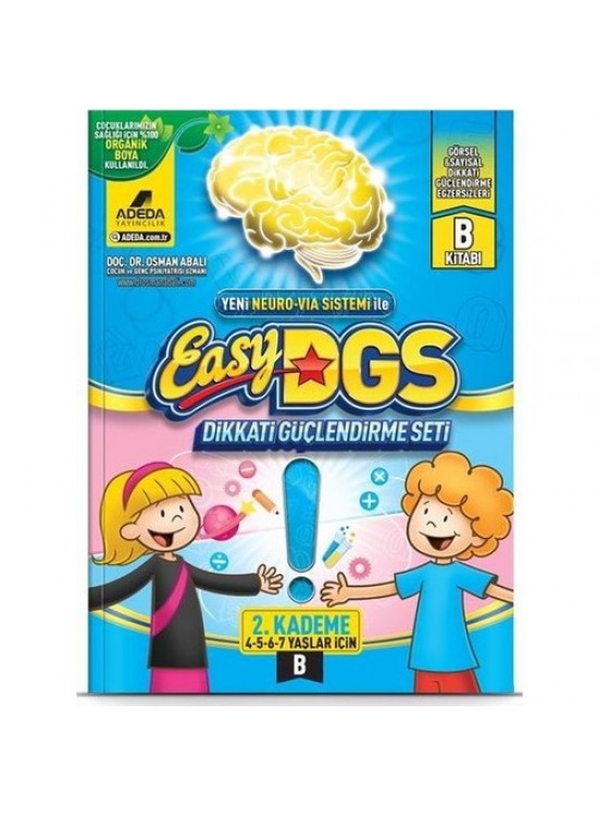 Adeda Dikkati Güçlendirme Seti Easy 4-7 Yaş B