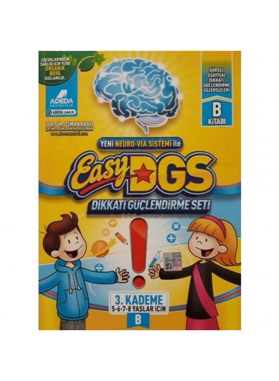 Adeda Dikkati Güçlendirme Seti Easy 5-8 Yaş B
