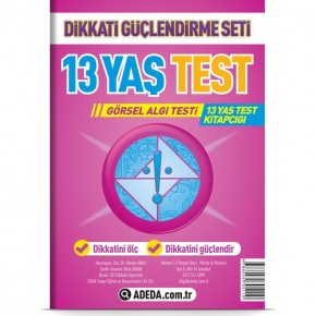 Adeda Dikkati Güçlendirme Seti Görsel Algı Test 13 Yaş