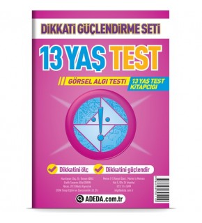 Adeda Dikkati Güçlendirme Seti Görsel Algı Test 13 Yaş