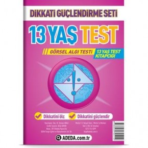 Adeda Dikkati Güçlendirme Seti Görsel Algı Test 13 Yaş