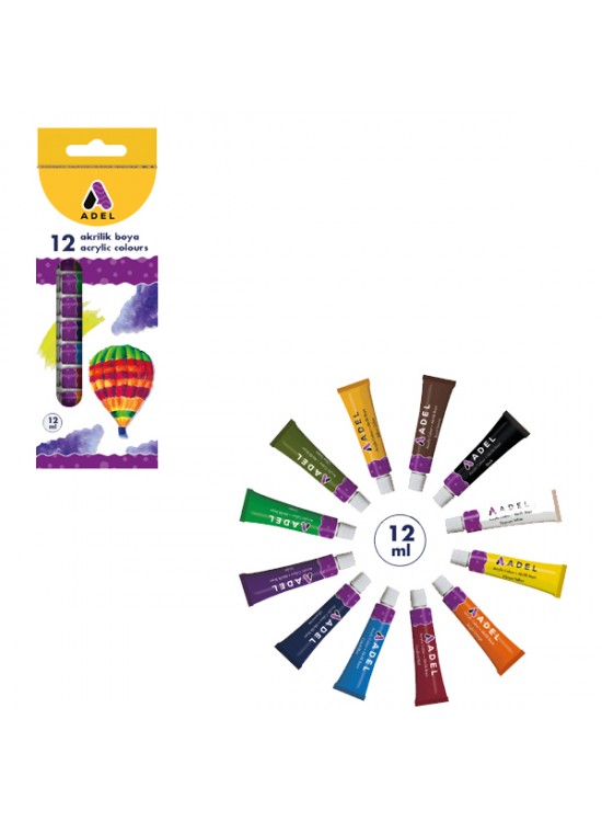 Adel Akrilik Boya 12 Lİ 12 ML Tüp
234 0000 038 Adel Akrilik Boya 12 Lİ 12 ML Tüp
234 0000 038