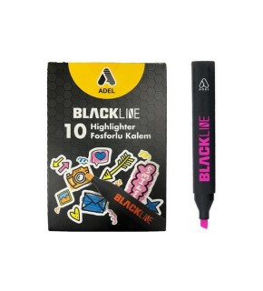 Adel Bl Fosforlu Kalem, Pembe (1 Adet)