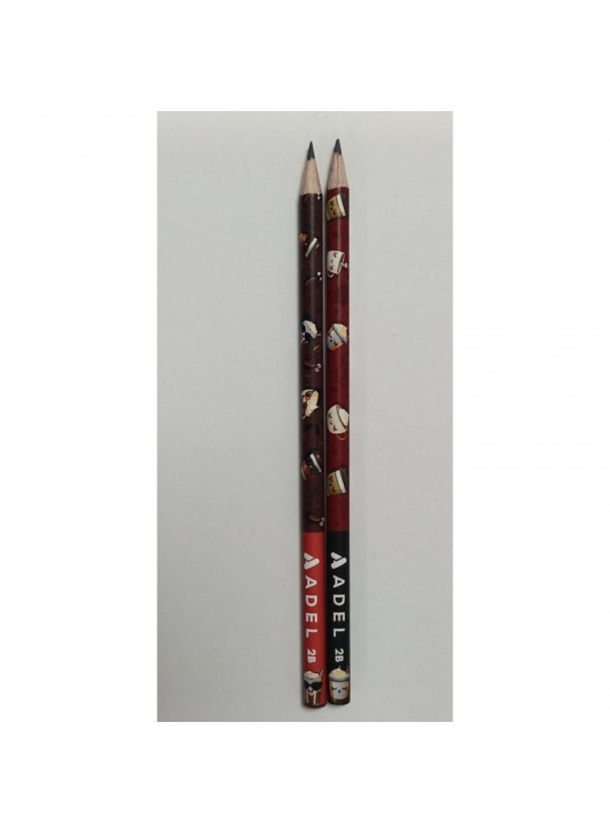 Adel Kurşun Kalem Kahve Desenli (1 Adet) Adel Kurşun Kalem Kahve Desenli (1 Adet)