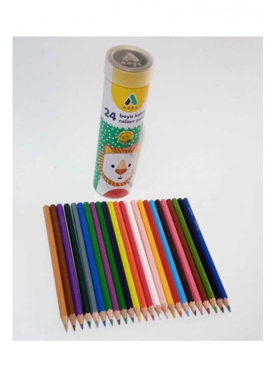 Adel Kuru Boya Tam Boy Tüp 24 Renk 2112 360013 Adel Kuru Boya Tam Boy Tüp 24 Renk 2112 360013