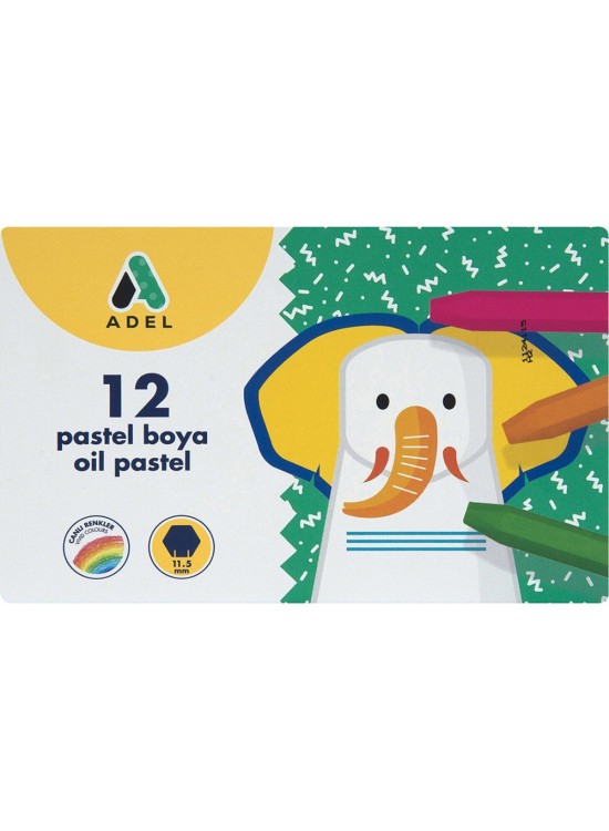 Adel Pastel Boya 12 Renk 2025 2280 000005