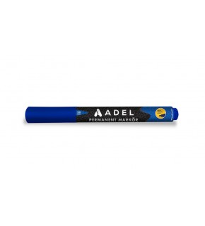 Adel Permanent Markör 2019 Yuvarlak Uç Mavi 4201980012000 (1 Adet)