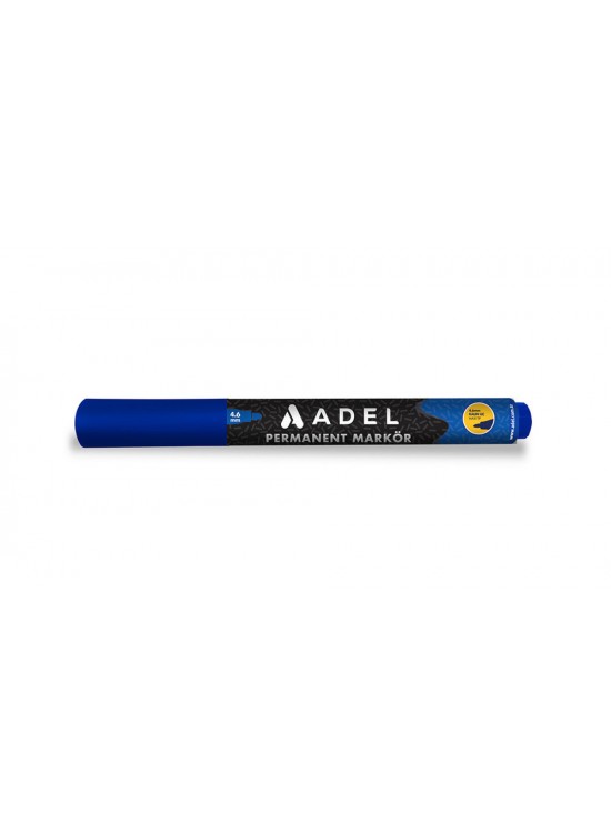 Adel Permanent Markör 2019 Yuvarlak Uç Mavi 4201980012000 (1 Adet)