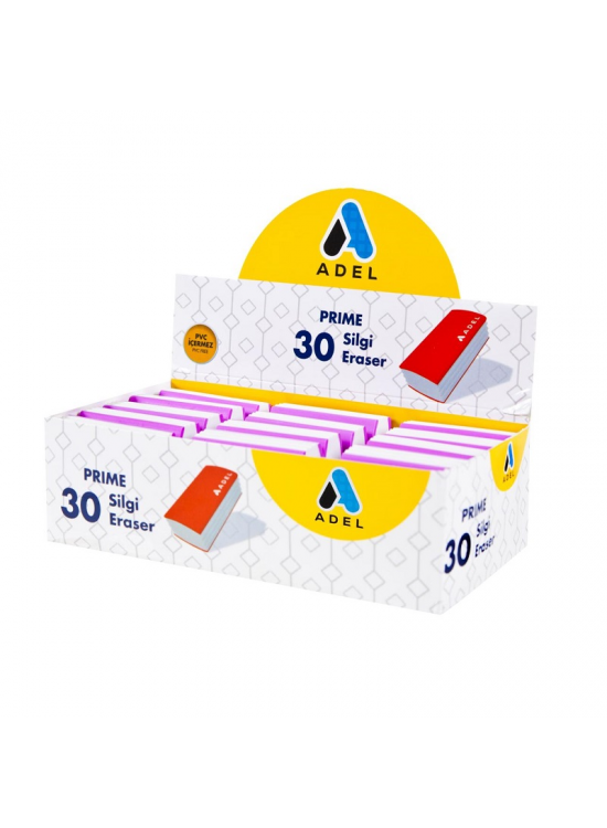 Adel Prime Silgi Canlı Renkler 30Lu Yl 2270000000000