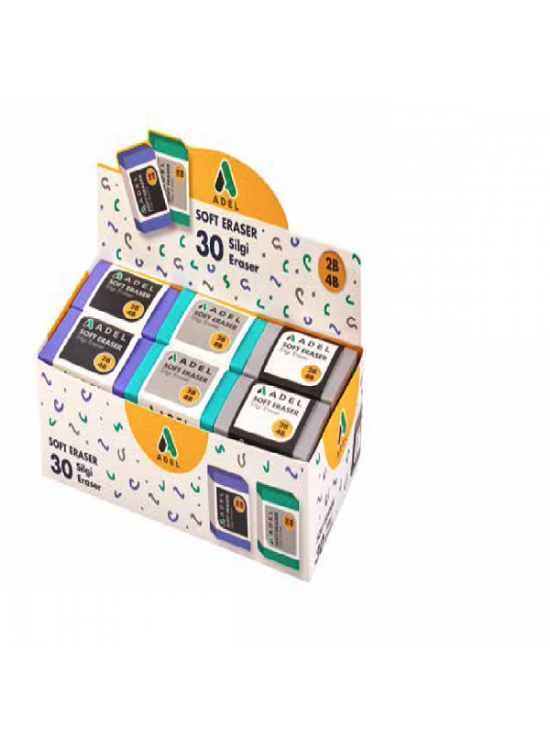 Adel Silgi Soft Eraser 30 LU 2B-4B 227 0000 008