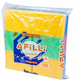 Afilli Renkli Sünger 190 - 12