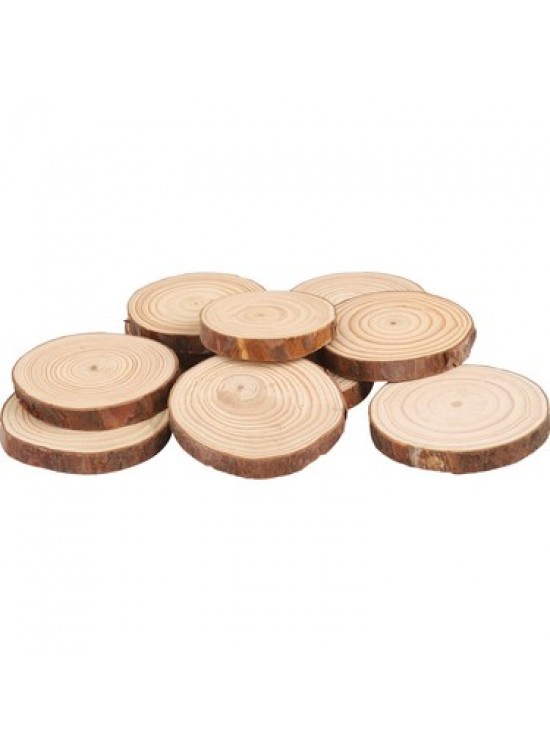 Ahşap Ağaç Dilimi Oval Küçük