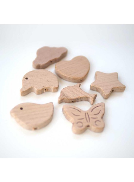 Ahşap Boncuk Figürlü Erd Askılı