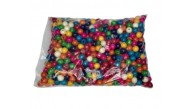 Ahşap Boncuk Renkli 1Kg 18Mm Yuvarlak B5506