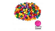 Ahşap Boncuk Renkli Askılı 22Mm Yuvarlak B0482 Ahşap Boncuk Renkli Askılı 22Mm Yuvarlak B0482