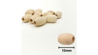Ahşap Boncuk Sade 1Kg 15Mm Oval Ahşap Boncuk Sade 1Kg 15Mm Oval