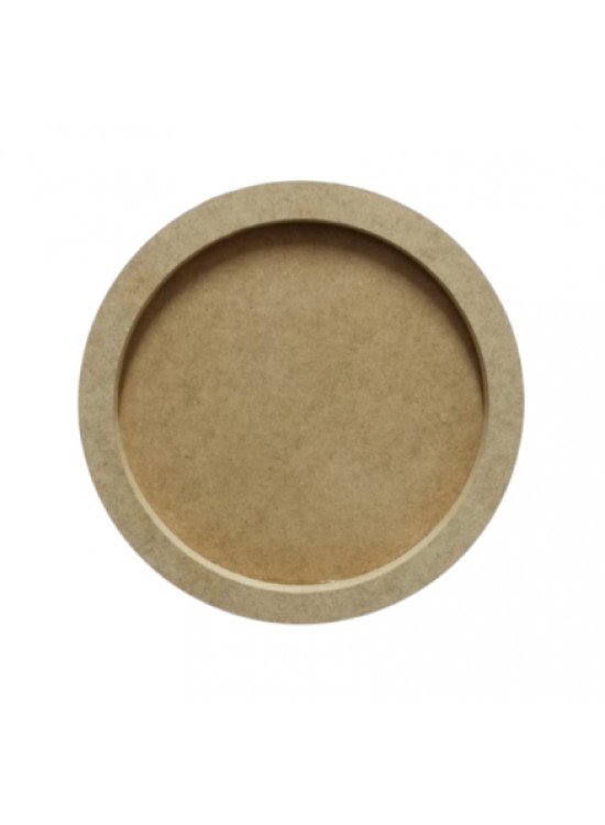 Ahşap Boyama Çerçeve Yuvarlak