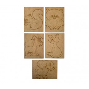 Ahşap Boyama Hayvan Figürü (1 Adet)