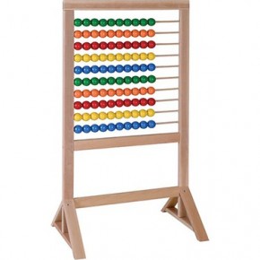 Ahşap Büyük Sınıf Abaküs 100 Lü