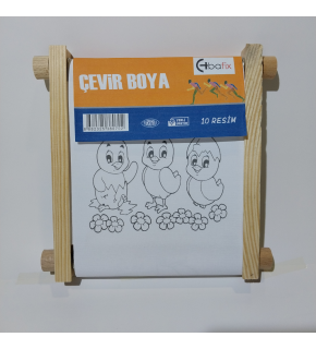 Ahşap Çevir Boya Tuval