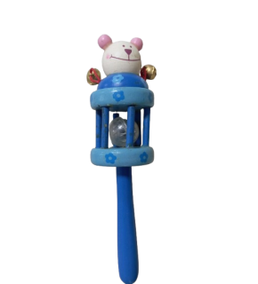 Ahşap El Zili Işıklı Figürlü AC-796