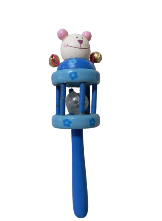 Ahşap El Zili Işıklı Figürlü AC-796