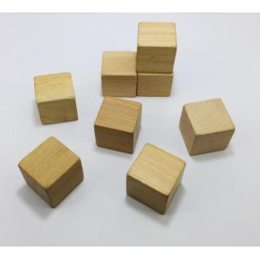 Ahşap Geometrik Şekilli Küpler