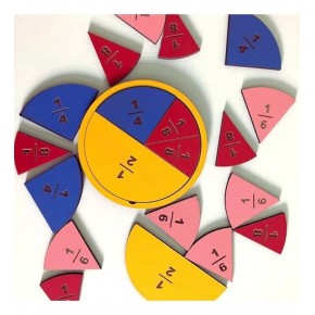 Ahşap Kesir Takımı 22Cm 1/1 - 1/8