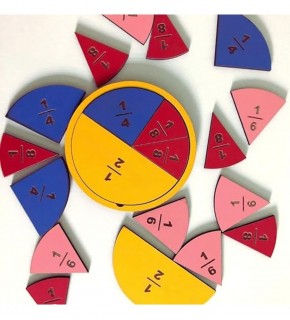 Ahşap Kesir Takımı 22Cm 1/1 - 1/8