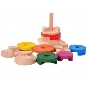 Ahşap Kilitli Daire Kule Dizme