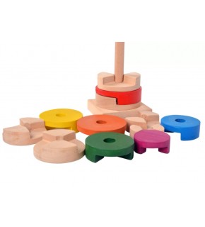 Ahşap Kilitli Daire Kule Dizme