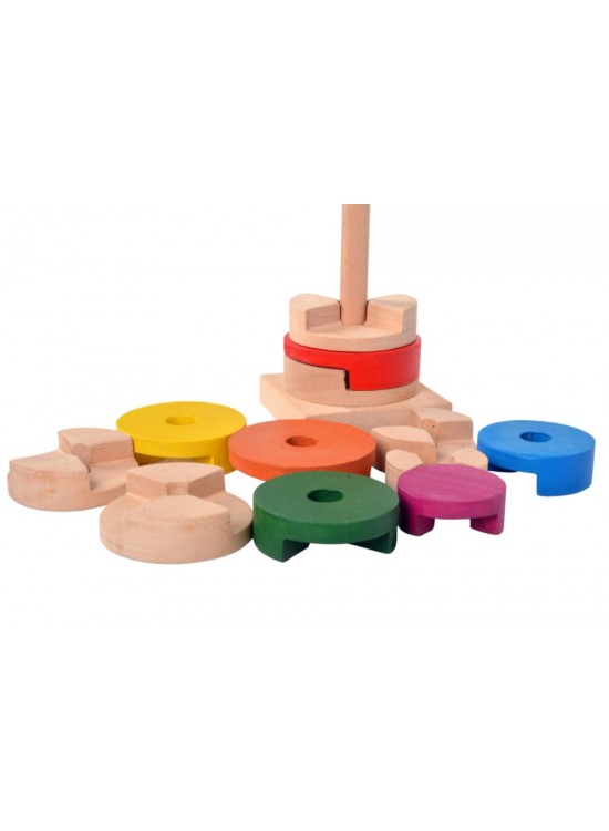 Ahşap Kilitli Daire Kule Dizme