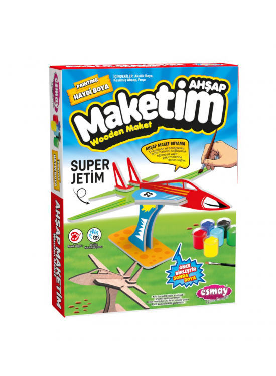 Ahşap Maket Boyama Süper Jetim 3069 Ahşap Maket Boyama Süper Jetim 3069
