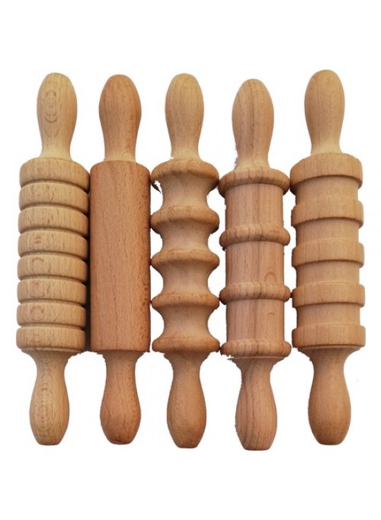 Ahşap Merdane Seti 5 Li