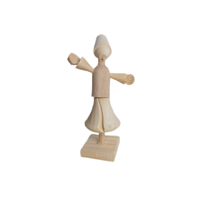 Ahşap Mevlana Figürü 18Cm