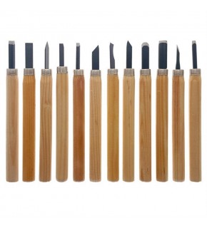 Ahşap Oyma Seti 12 Li