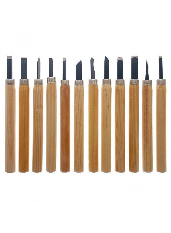 Ahşap Oyma Seti 12 Li