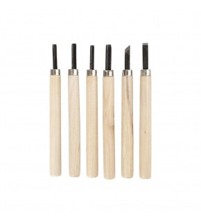 Ahşap Oyma Seti 6 Lı