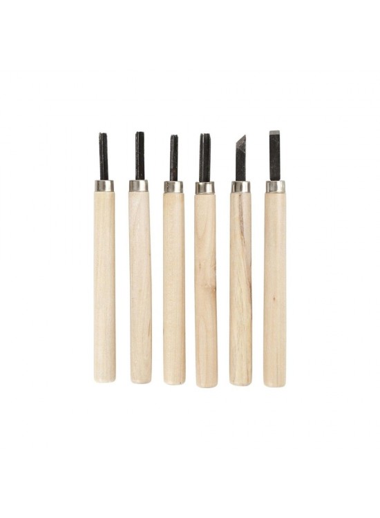 Ahşap Oyma Seti 6 Lı