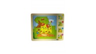 Ahşap Puzzle 9-12-16-20 Pcs Pp-36
