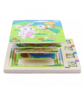 Ahşap Puzzle Aşamalı Pp-35 