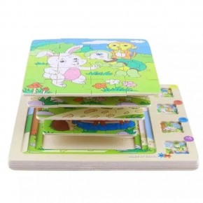 Ahşap Puzzle Aşamalı Pp-35 