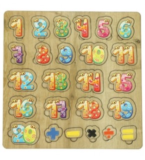 Ahşap Rakam-Sayı  29X29