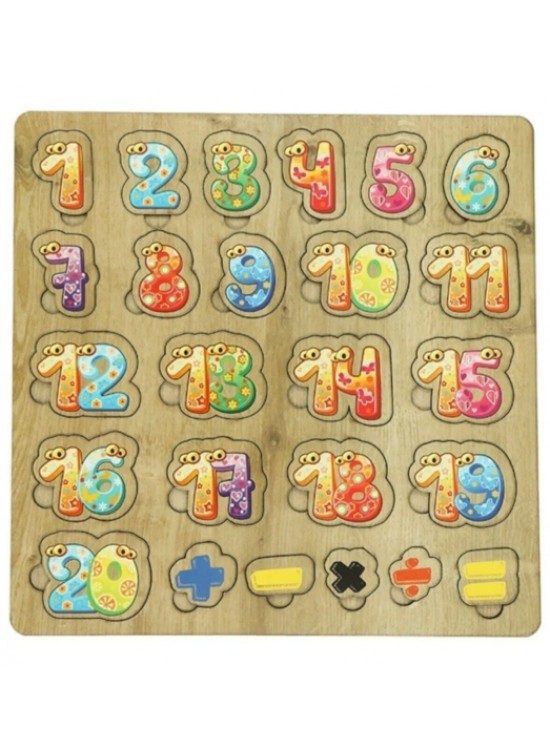 Ahşap Rakam-Sayı  29X29