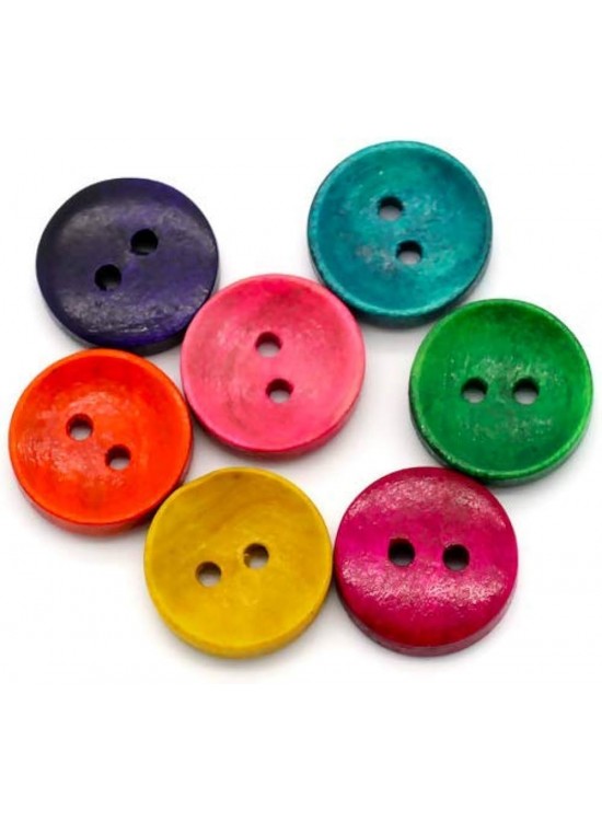 Ahşap Renkli 32 Boy Düğme 1500lü Ahşap Renkli 32 Boy Düğme 1500lü